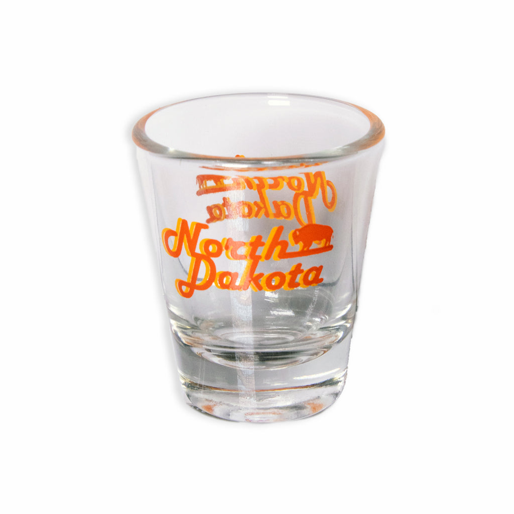 Shot Glass - North Dakota (Orange)