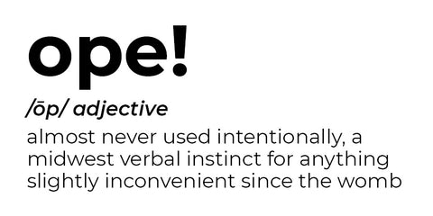 Sticker - Ope (definition)