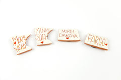 Magnet - Mini Ceramic North Dakota