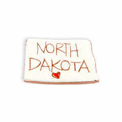 Magnet - Mini Ceramic North Dakota